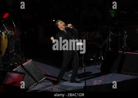Cristian Castro durante la noche de su concierto 17 Mayo 2017 y madrugada del día 18 en el palenque de la Expogan. ( photo/Luis Gutierrez/Nortephoto.c Banque D'Images