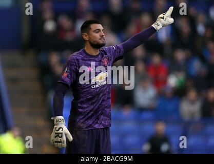 Manchester United gardien Sergio Romero Banque D'Images