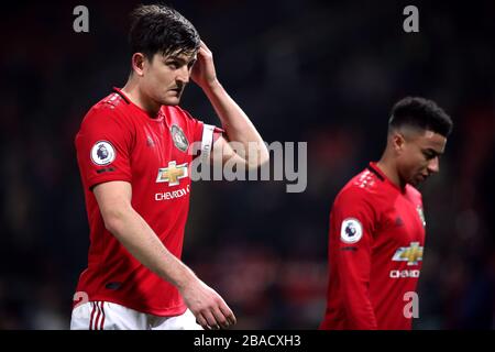 Harry Maguire de Manchester United après le match Banque D'Images