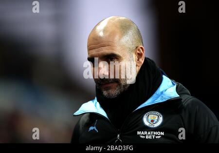 Manchester City manager Pep Guardiola Banque D'Images