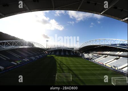 Vue générale à l’intérieur du stade de John Smith avant le lancement Banque D'Images