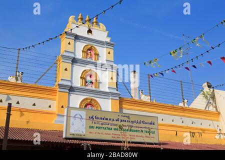 Temple Sri Poyyatha Vinayaga Moorthy, Malaca, Malaisie, Asie Banque D'Images