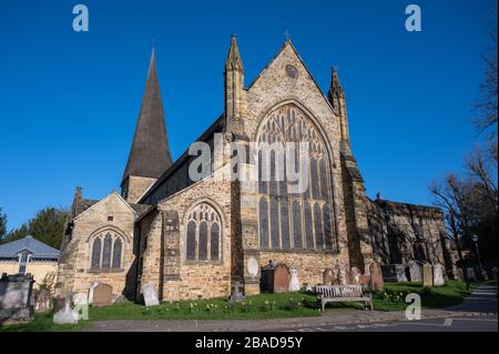 Église St Mary à Horsham, West Sussex, Angleterre Banque D'Images