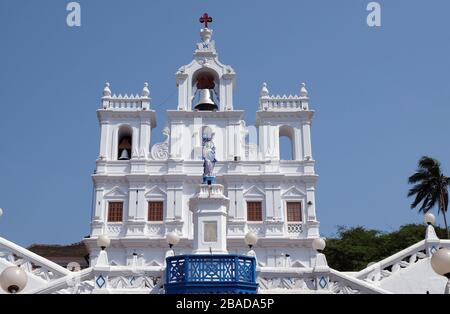 Église de l'Immaculée conception à Panaji, Goa, Inde Banque D'Images