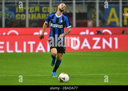 marcelo brozovic (inter) pendant la saison italienne Serie A Soccer 2019/20, italie, Italie, 01 Jan 2020, Football italien Serie UN match de football Banque D'Images