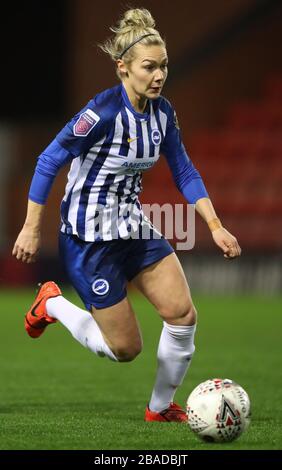 Brighton et Emily Simpkins de Hove Albion Banque D'Images