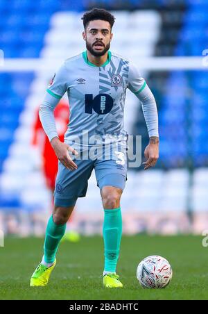 Derrick Williams, de Blackburn Rovers, lors du troisième match de la FA Cup au stade du Trophée St Andrew's billion Banque D'Images