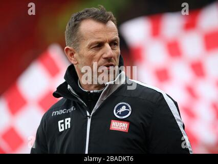 Gary Rowett, directeur de Millwall, avant le lancement du championnat Sky Bet au stade de la meilleure 365 Banque D'Images