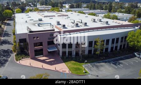 Vue aérienne générale de la Mamba Sports Academy, jeudi 26 mars 2020, à Thousand Oaks, en Californie Kobe Bryant et fille Gianna Bryant, se dirigeaient vers le complexe sportif lorsque dimanche 26 janvier 2020, ils faisaient partie des personnes tuées dans un hélicoptère lors d'un hélicoptère Sikorsky S-76 B, Piloté par Ara Zobayan, s'est écrasé à environ 30 miles au nord-ouest du centre-ville de Los Angeles, en route de l'aéroport John Wayne à l'aéroport de Camarillo. (Photo par IOS/Espa-Images) Banque D'Images