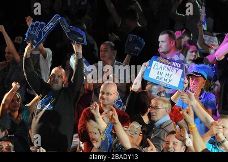 Les fans de fléchettes apprécieront le Grand Chelem of Darts Banque D'Images