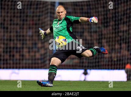 Brad Guzan, gardien de but Aston Villa Banque D'Images