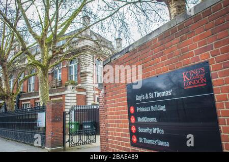 Kings College London St Thomas Campus à l'hôpital Guys & St Thomas Banque D'Images