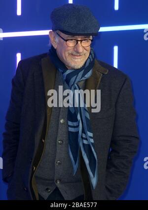 19 mars 2018 - Londres, Angleterre, Royaume-Uni - première européenne de "Ready Player One", spectacles photo: Steven Spielberg Banque D'Images