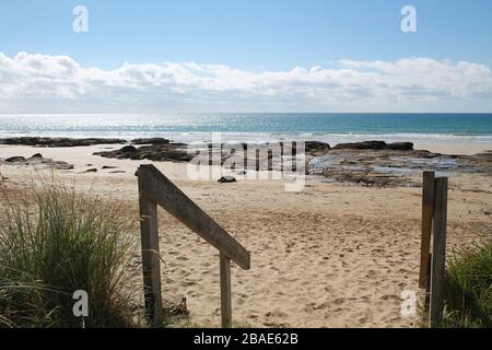 Belle plage sur la Gold Coast, Australie Banque D'Images