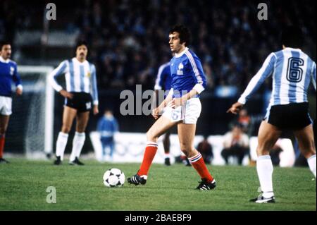 Michel Platini, France Banque D'Images