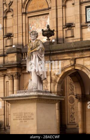 Statue de William Etty outsideYork Art Gallery Banque D'Images