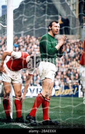 Gardien de but d'Arsenal Bob Wilson Banque D'Images