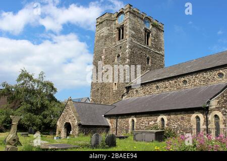 Église de Saint-Marie et de la Toussaint, Conwy, Pays de Galles Banque D'Images