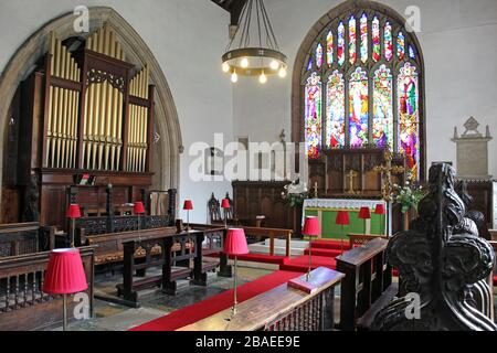 Église de Saint-Marie et de la Toussaint, Conwy, Pays de Galles Banque D'Images