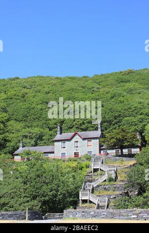 L'hôpital de carrière carrière, Dinorwic, Padarn Country Park, Llanberis, au Pays de Galles Banque D'Images