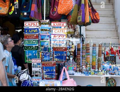 L'île de Capri Capri,souvenirs,Naples,Campania,Italie,l'Europe. Banque D'Images