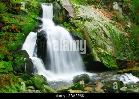 Triberger Wasserfall im Schwarzwald Banque D'Images