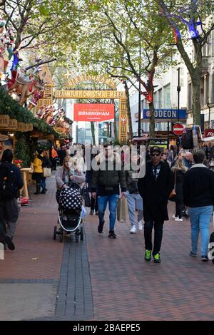 2019 le Marke de Noël de Birmingham à Francfort, Birmingham, Angleterre Banque D'Images