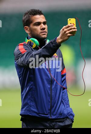 Dani Alves, Barcelone Banque D'Images