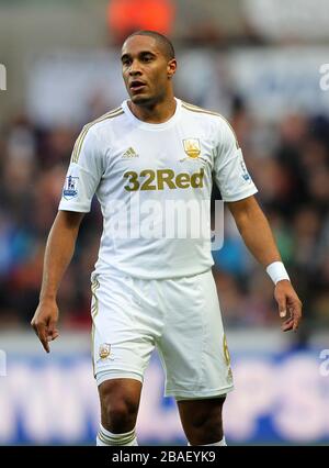 Ashley Williams, Swansea City Banque D'Images