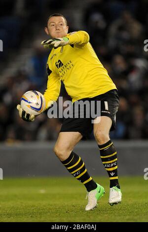 Paddy Kenny, gardien de but de Leeds United Banque D'Images