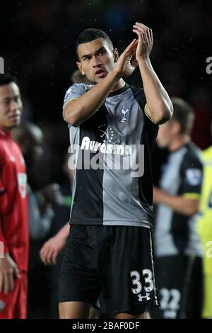 Steven Caulker, Tottenham Hotspur Banque D'Images