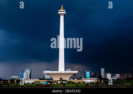 L Indon sie l Asie Jakarta  ville place Monas Monument  