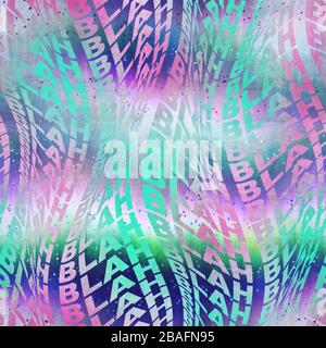 Nuance de superposition de motif numérique de dégradé de dégradé surréaliste Banque D'Images