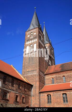 Monastère Jéricaw, église cloître, Altmark, Saxe-Anhalt, Allemagne, Europe Banque D'Images