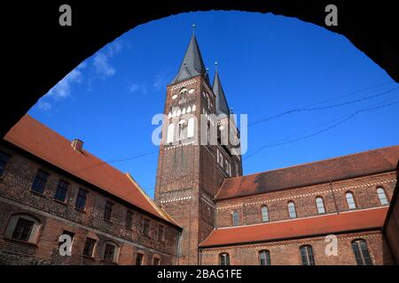 Monastère Jéricaw, église cloître, Altmark, Saxe-Anhalt, Allemagne, Europe Banque D'Images