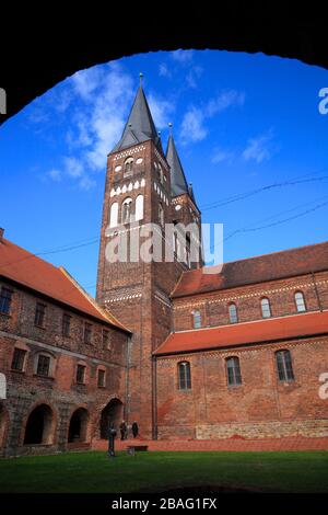 Monastère Jéricaw, église cloître, Altmark, Saxe-Anhalt, Allemagne, Europe Banque D'Images