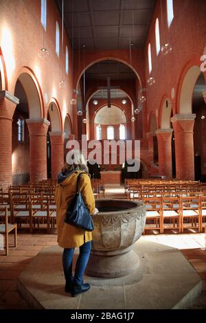 Monastère Jéricaw, église cloître, Altmark, Saxe-Anhalt, Allemagne, Europe Banque D'Images