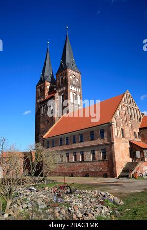 Monastère Jéricaw, église cloître, Altmark, Saxe-Anhalt, Allemagne, Europe Banque D'Images