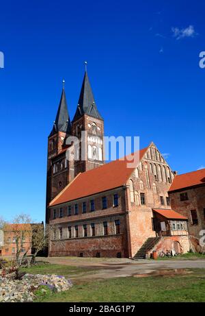 Monastère Jéricaw, église cloître, Altmark, Saxe-Anhalt, Allemagne, Europe Banque D'Images