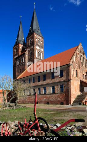 Monastère Jéricaw, église cloître, Altmark, Saxe-Anhalt, Allemagne, Europe Banque D'Images