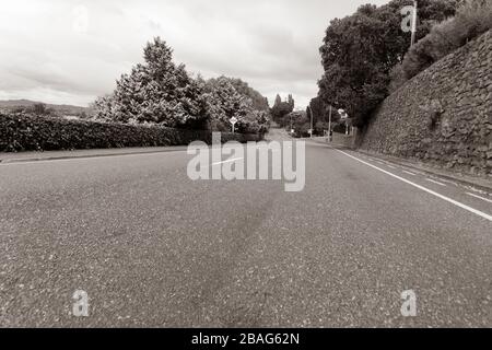 Tauranga Nouvelle-Zélande - 27 mars 2020; les rues vides de la ville laissent un sentiment étrange. Banque D'Images