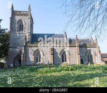 East Tisteed Parish Church de Saint James, East Tisteed, Hampshire, Angleterre, Royaume-Uni Banque D'Images