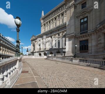 Palais Garnier (Opéra Garnier) à Paris, partie nord-ouest Banque D'Images