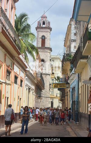 Le célèbre hantent de Hemingway la Bodeguita del Medio, la Havane, Cuba Banque D'Images