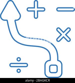 Icône, stratégie, tactique, compte d'argent pour le stock vectoriel et de nombreuses autres fins, bien organisée et entièrement modifiable. Illustration de Vecteur