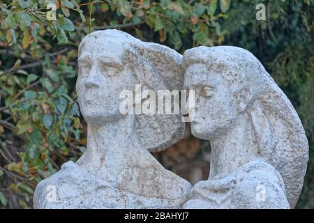 Les femmes pendues de Gjirokastra monument à Gjirokaster Albanie Banque D'Images