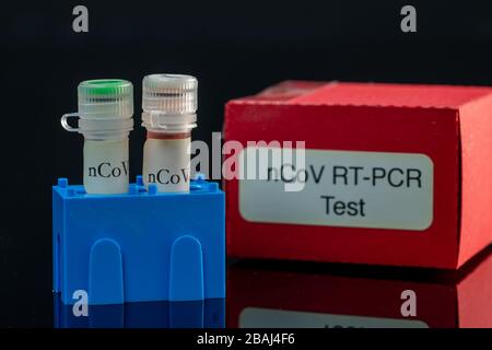 Kits De Test Pcr Pour Coronavirus Banque D'Images
