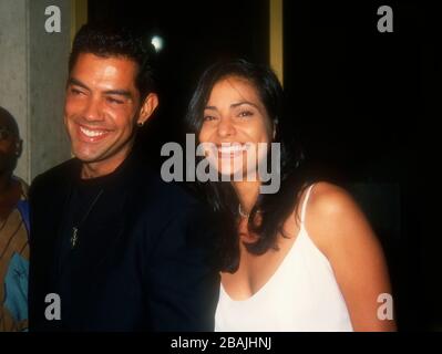 Westwood, Californie, États-Unis 21 août 1995 actrice Constance Marie assiste à Sony Pictures 'Desperado' Premiere le 21 août 1995 au Mann's National Theatre de Westwood, Californie, États-Unis. Photo de Barry King/Alay stock photo Banque D'Images