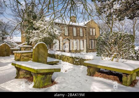 Bronte Parsonage Howarth West Yorkshire Angleterre Banque D'Images