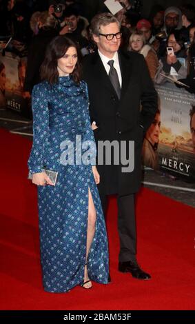 06 févr. 2018 - Londres, Angleterre, Royaume-Uni - "The Mercy" World Premiere photo Shows: Rachel Weisz et Colin Firth Banque D'Images